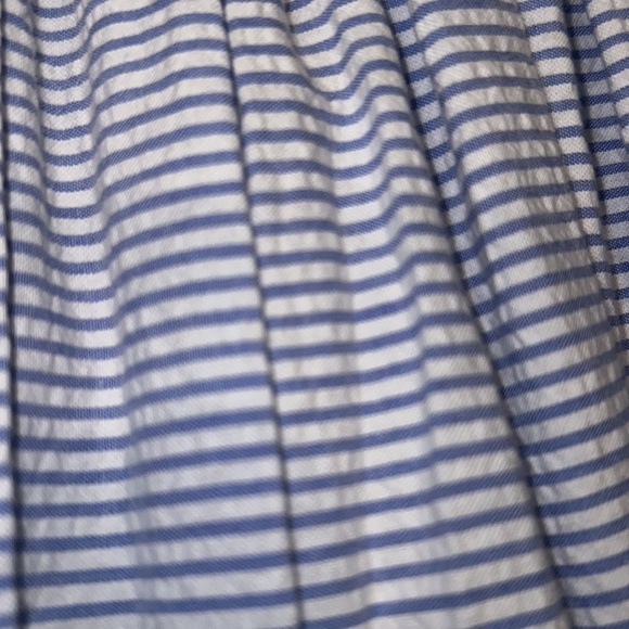 Bella Bliss girls seersucker smocked dress with embroidered anchors & crabs NWT - Picture 4 of 8